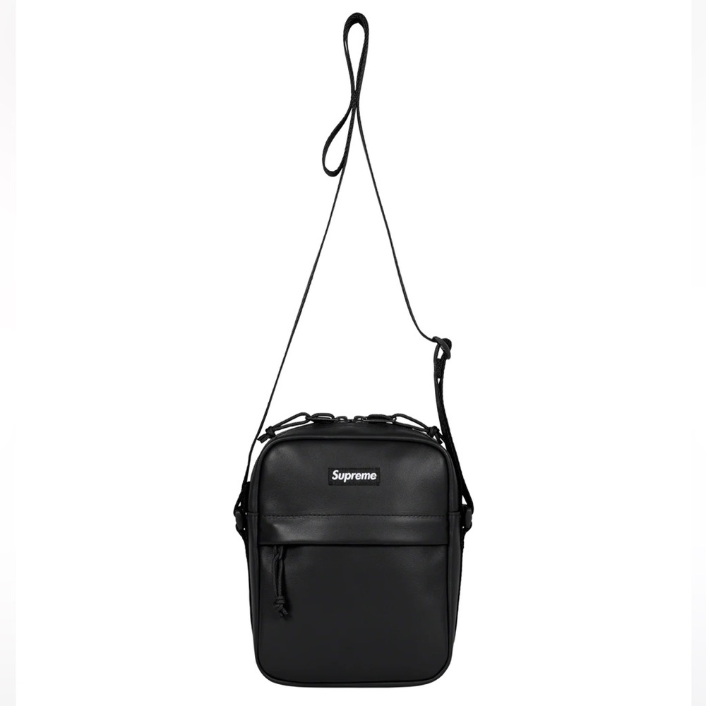 Authentic Supreme Genuine Leather crossbody bag